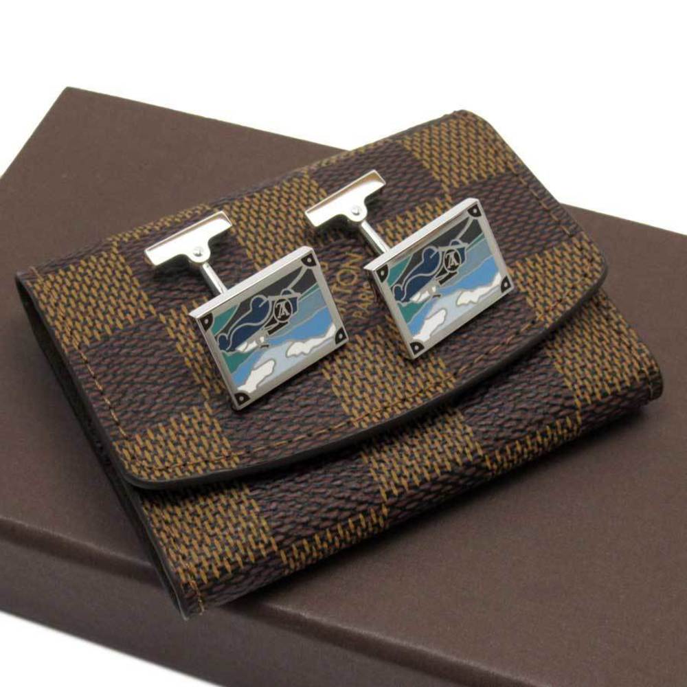 Louis Vuitton Cufflinks Bouton De Manchette Silver